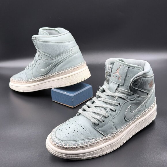 Wmns Air Jordan 1 Retro High Premium 'Mica Green' - Picture 6 of 10